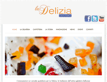 Tablet Screenshot of gelaterialadelizia.com
